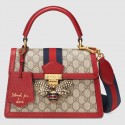 Top Gucci Queen Margaret GG small top handle bag 476541 red HV00075eo14