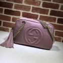Top Gucci Soho Shoulder Bags 308983 Pink HV05131lE56