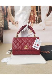 AAA 1:1 Chanel Original Lather Flap Bag AS2044 red HV08081vi59