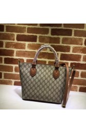AAA 1:1 Gucci Canvas Tote Bag 432124 brown HV09906vi59