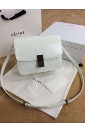 AAA Replica Celine Classic Box Small Flap Bag Smooth Leather 11042 White HV04126cf50