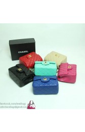 AAA Replica Chanel mini Classic Flap Bag Royal Leather 1115 Gold Chain HV05002VB75