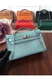 AAA Replica Hermes Mini Kelly Tote Bag Epsom leather 1707 Light blue HV01616cf50