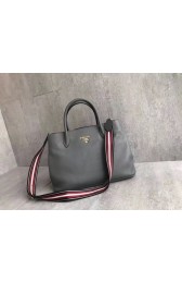 AAA Replica Prada Calf leather bag BN1579 grey HV01964Oy84