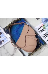 AAAAA Imitation Dior Mini Saddle Bag Calfskin M0447 Nude HV01766Sy67