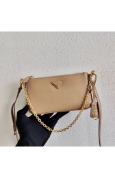 AAAAA Imitation Prada Saffiano leather mini shoulder bag 2BH171 apricot HV01036Sy67