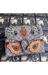 Best Gucci Dionysus medium shoulder bag 403348 grey HV00481kr25