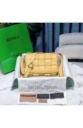 Best Quality Imitation Bottega Veneta PADDED CASSETTE BAG 591970 YELLOW HV00897dK58