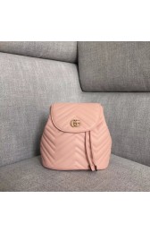 Best Replica Gucci GG Marmont matelasse backpack 528129 Pink HV00455bj75