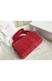 Bottega Veneta Sheepskin Weaving Original Leather 578004 red HV02112Bw85