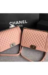 Boy Chanel Flap Bag Original Sheepskin Leather 67088 pink HV01655zd34