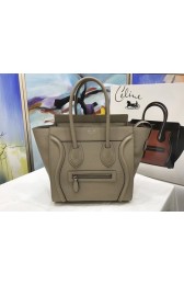 Celine Luggage Micro Original Leather Tote Bag M3308 gray HV01773oK58