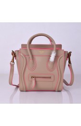 Celine Luggage Nano Bag Original Leather 8802-9 Light Pink HV00194yx89