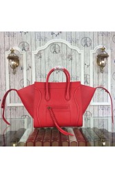 Celine Luggage Phantom Bags Original Leather 9901-2 Red HV05922lq41