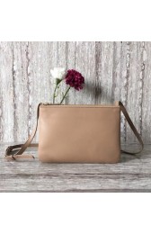 Celine Original Leather Shoulder Bag 55420 Apricot HV10680FT35