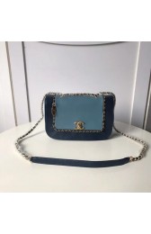 Chanel Calfskin & gold-Tone Metal AS0455 light blue HV00978Gw67
