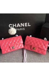 Chanel Classic Flap Bag original Patent Leather 1117 pink HV04694vK93