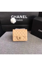 Chanel Classic Flap Bag original Sheepskin Leather 1115 apricot gold chain HV06271rJ28