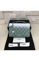 Chanel Clutch with Chain A33814 green HV07889fr81