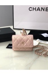 Chanel flap coin purse with chain AP2119 pink HV00538Kf26