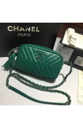 Chanel Flap Original Sheepskin Leather mini Shoulder Bag 5700 green HV00988hk64