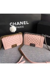 Chanel Flap Shoulder Bag Original Caviar leather LE BOY 67085 pink HV06646bT70