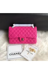 Chanel Flap Shoulder Bag Original Deer leather A1112 rose silver chain HV02094oJ62