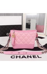 Chanel Gabrielle Calf leather Shoulder Bag 1010B pink HV07953yC28