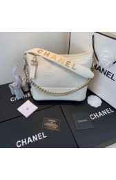 Chanel gabrielle hobo bag A93824 white HV09707uU16