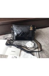 Chanel Gabrielle Original Calf leather Shoulder Bag B93841 black HV02262pA42