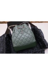 Chanel gabrielle small backpack A94485 green HV00069Wi77