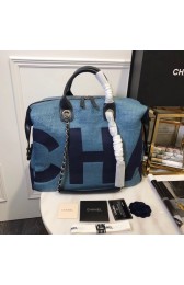 Chanel large shopping bag C3403 blue HV05608Rc99