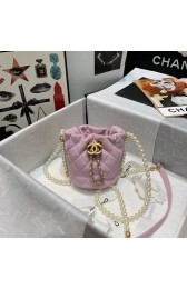 Chanel mini drawstring bag AS2529 Light Pink HV02156Zw99