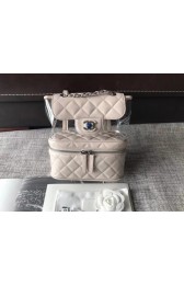 Chanel Original Calfskin Leather Backpack 83429 white HV01466Dq89