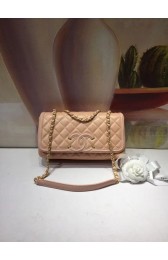 CHANEL Original Clutch with Chain A85533 apricot HV11647Tk78
