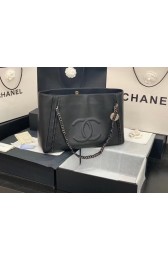 Chanel Original Leather Shopping Bag AS8473 black HV02492hI90
