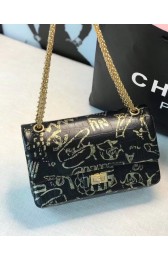 Chanel Original Leather Shoulder Bag Black AS1112 Gold HV02564Lp50