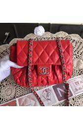 Chanel sheepskin leather Shoulder Bag 33658 red HV07838Kf26