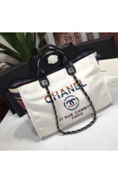 Chanel Shopping Bag 66941 White HV11999Jz48