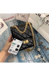 Chanel Small 2.55 Flap Bag AS1961 black HV07307hi67