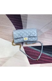 Chanel waist bag Aged Calfskin & Gold-Tone Metal A57991 light blue HV11617hI90