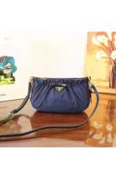 Cheap Copy Prada Nylon cloth casual bag BN2043 blue HV01754Eq45