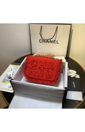 Copy 1:1 CHANEL 19 Flap Bag AS0974 red HV06647xD64