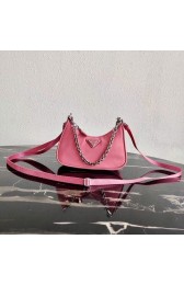 Copy Best Prada Re-Edition nylon mini shoulder bag 1TT122 pink HV00808Qc72