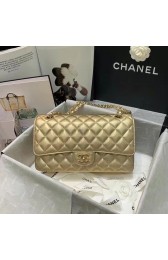 Copy chanel classic handbag Lambskin & gold Metal A01112 gold HV01979Ey31