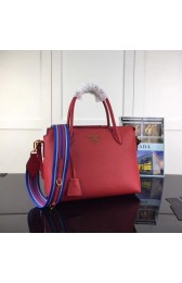 Copy Prada calf leather bag 1BA157 red HV05046Zn71