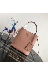 Copy Prada Double Saffiano leather bag 1BA212 pink HV00531Kn92