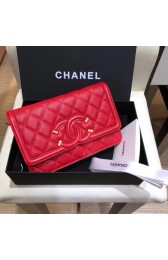 Designer Replica Chanel Flap Original Caviar Leather mini Shoulder Bag 5699 red HV01951CF36