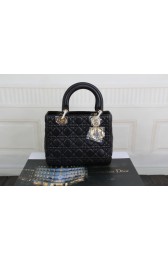 Dior 99002 original leather handbag black HV02429TV86
