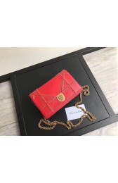 Dior CANNAGE Original sheepskin Leather mini Shoulder Bag 3709 red HV05876wn15